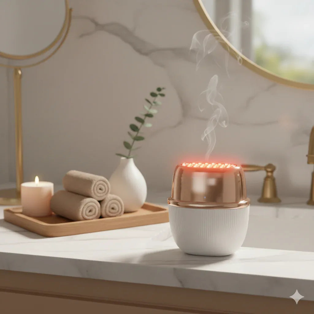 ANLAN Multi-Polar RF & 24K Gold Sculptor – Professional EMS Lifting & 3-Color LED Therapy - Gloow Lady