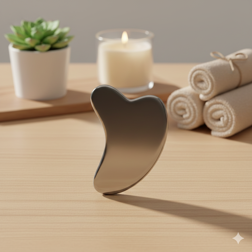 Terahertz Energy Stone Gua Sha | Premium Facial Contouring & Detox Massager