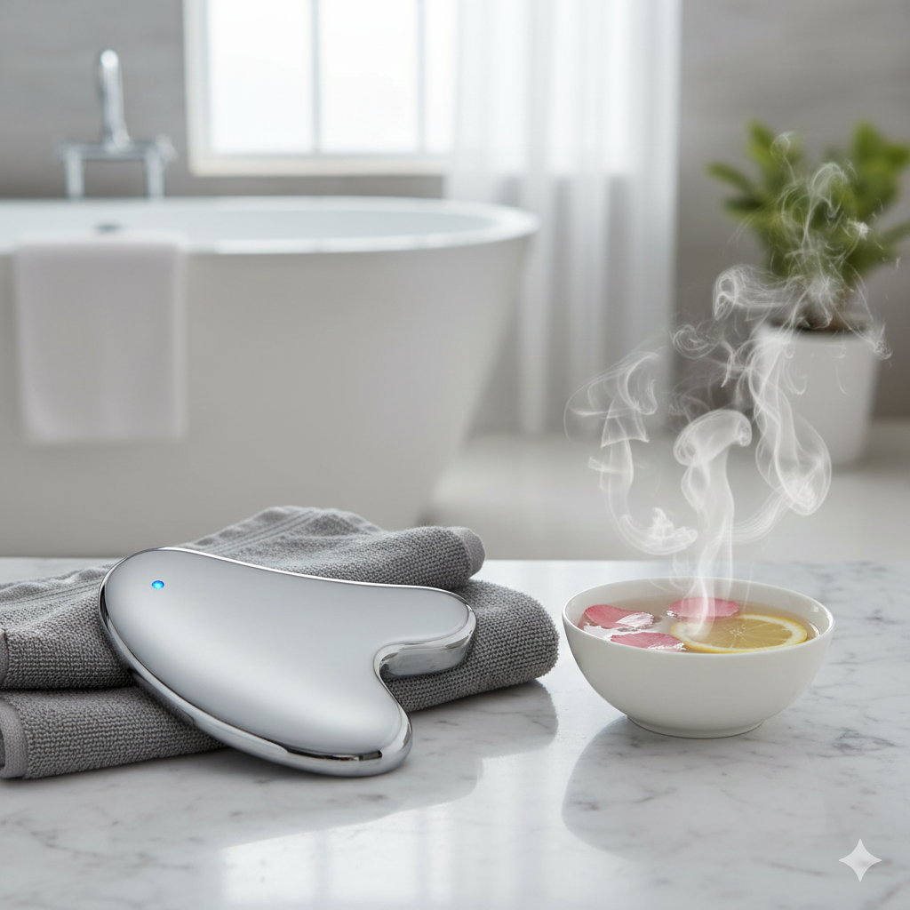 Terahertz Energy Stone Facial Massager | High-Tech Skin Tightening Massager