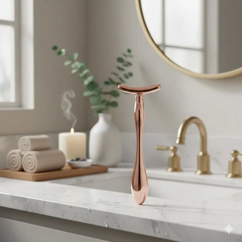 Mini Eye Massage Stick Face Lifting Massage Anti Cream Eye Pouch Dark Circles Spoon Applicator - Gloow Lady