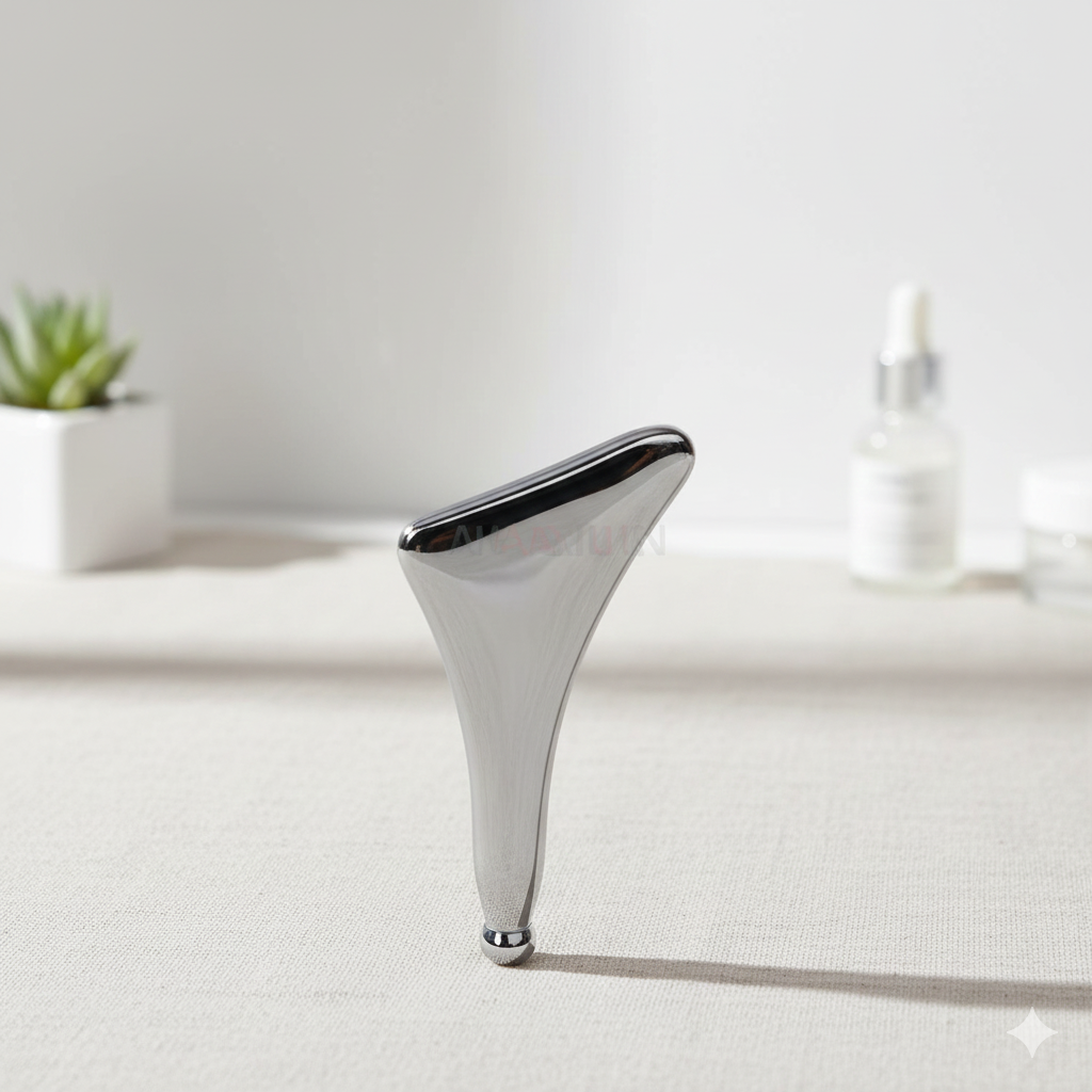 Professional Terahertz Gua Sha | High-Frequency Energy Stone for Face