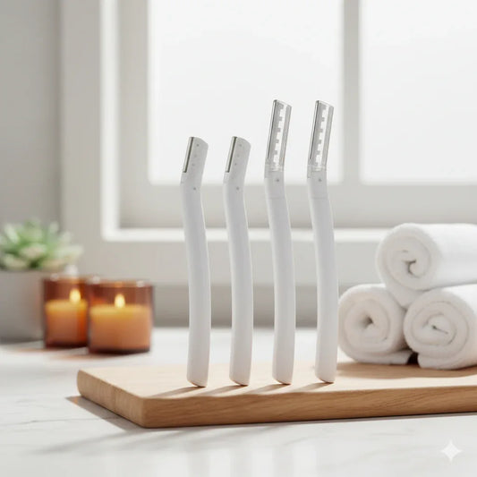 4pcs Precision Eyebrow & Face Razors - Gloow Lady