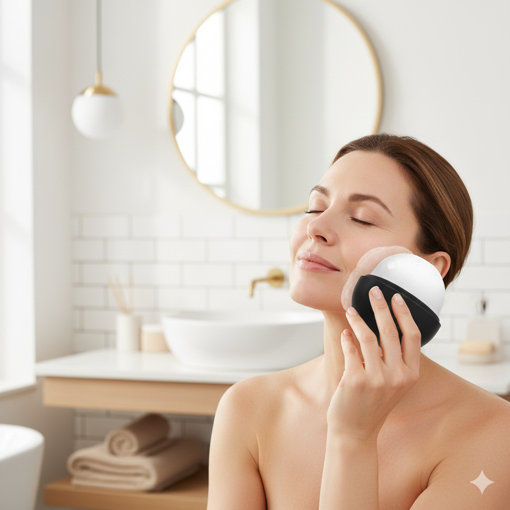 Silicone Ice Roller for Face & Eyes | DIY Facial Ice Cube Mold