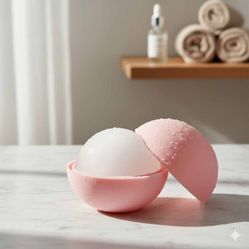 Silicone Ice Roller for Face & Eyes | DIY Facial Ice Cube Mold