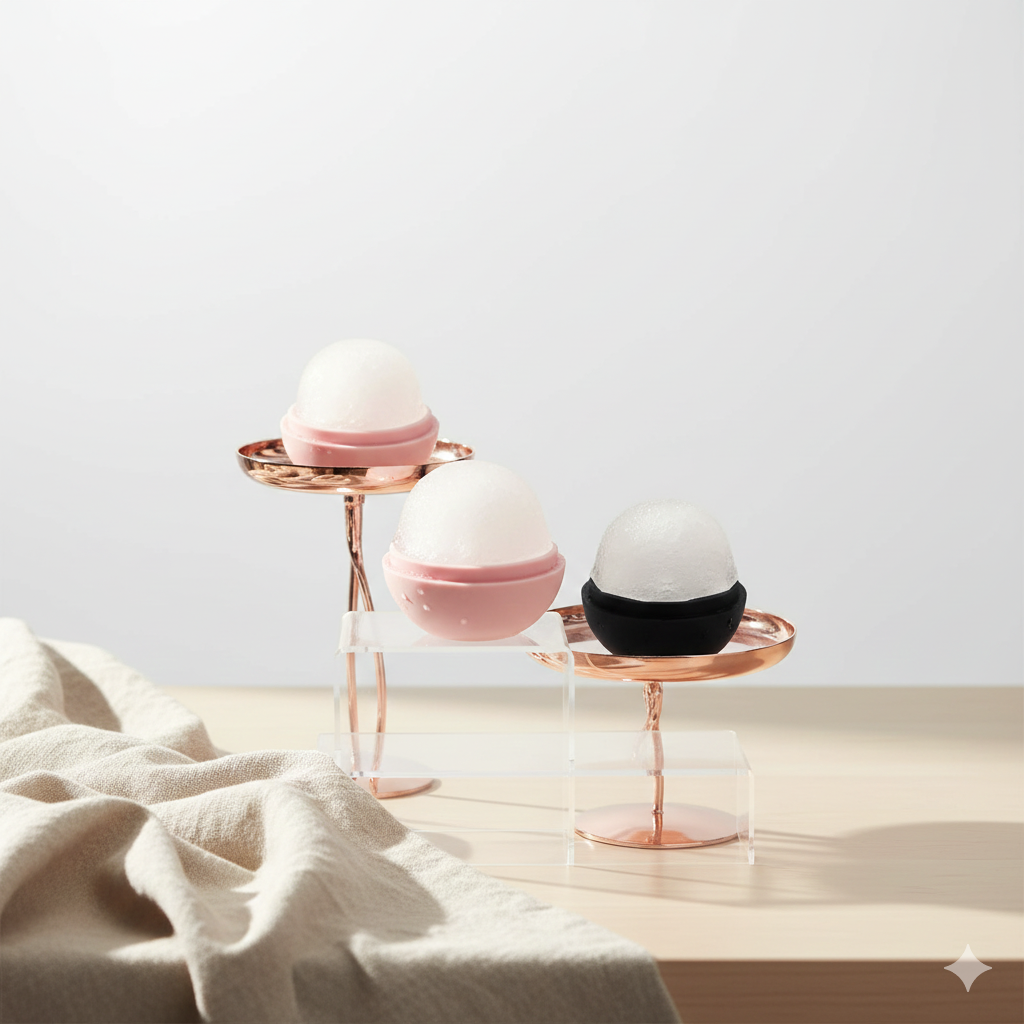 Silicone Ice Roller for Face & Eyes | DIY Facial Ice Cube Mold