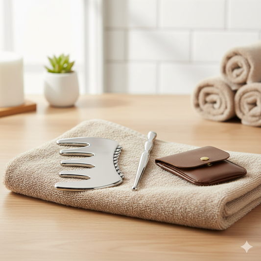 Professional Stainless Steel Gua Sha | Luxury Facial Sculpting Tool