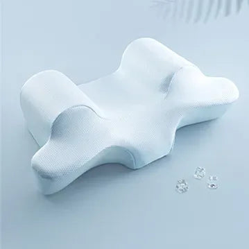 Anti-Wrinkle Beauty Pillow | Back Sleep Training & Anti-Aging Memory Foam - Gloow Lady