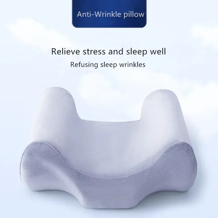 Orthopedic Anti-Wrinkle Beauty Pillow– Memory Foam Face Support - Gloow Lady