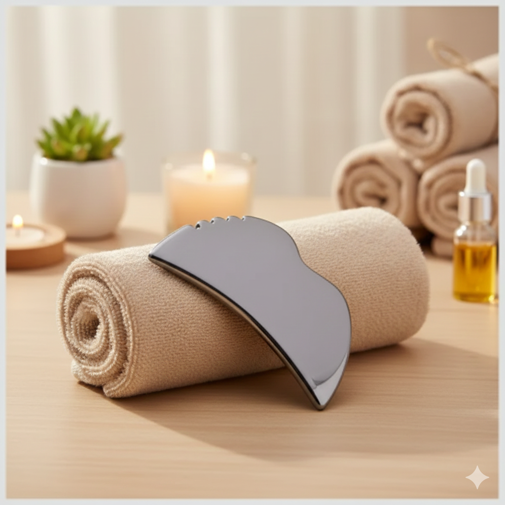 Terahertz Energy Gua Sha Board | Advanced Facial Lifting & Meridian Massager