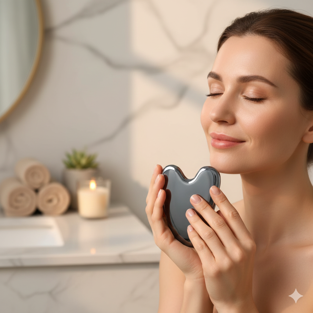 Terahertz Energy Stone Gua Sha | Advanced Facial Sculpting & Lifting