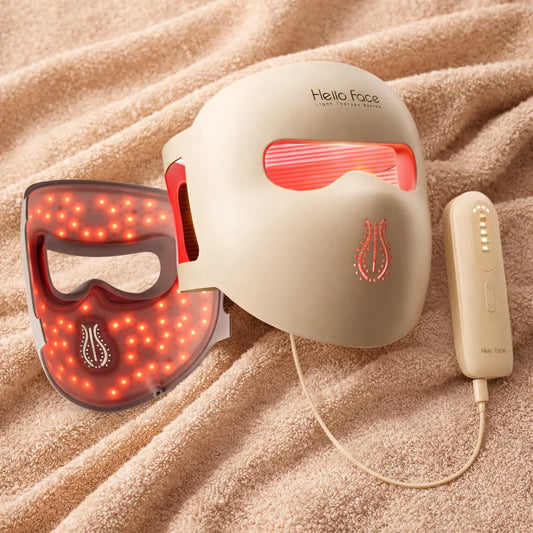 Hello Face M300 4D LED Light Therapy Mask – 311 LEDs, 4 Modes, Anti-Aging & Acne Care