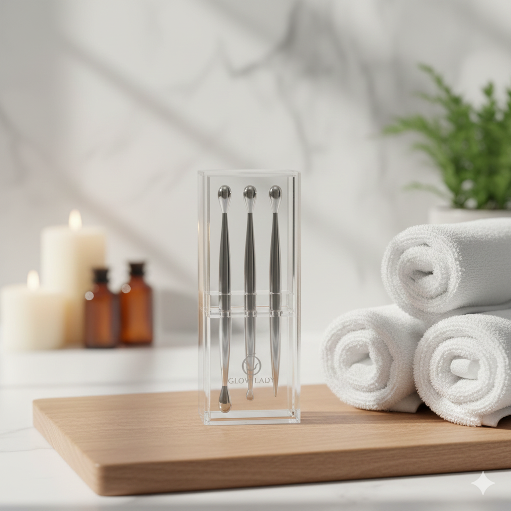 3pcs Multifunctional Cream Scoop & Eyeball Massage Stick: DIY Face & Eye Applicator