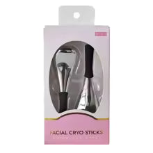 Ice Globes for Face Eyes Stainless Steel Cryo Sticks for Beauty Routines Facial Cold Roller Cooling Globes for Puffiness Wrinkle - Gloow Lady