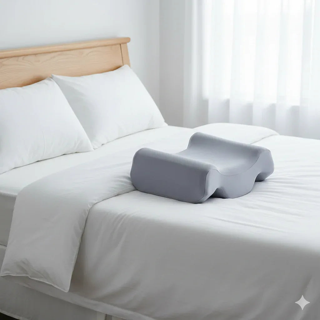 Orthopedic Anti-Wrinkle Beauty Pillow– Memory Foam Face Support - Gloow Lady