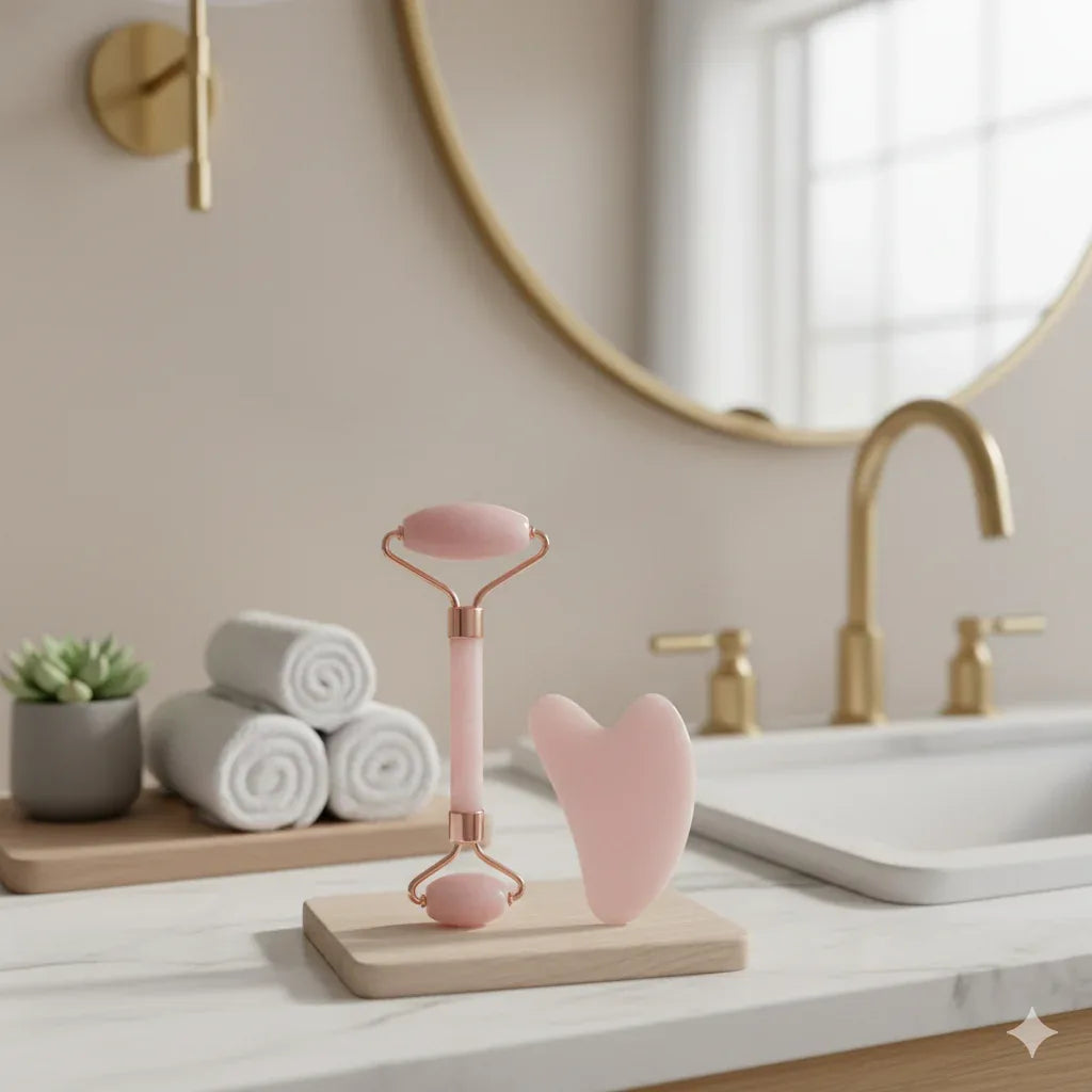 Facial Roller – Face & Eye Massage Tool - Gloow Lady