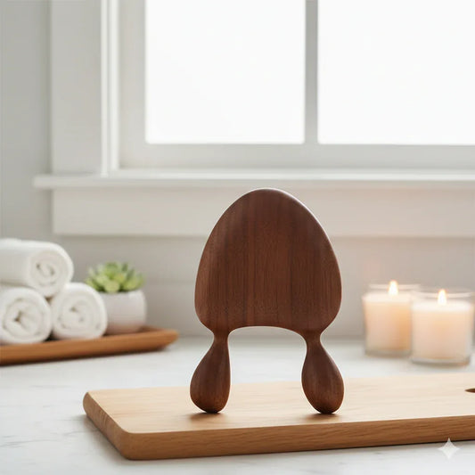 Sandalwood Snail Face & Nose Massager - Gloow Lady