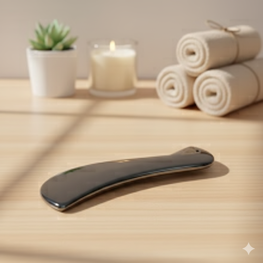 Terahertz S-Shape Gua Sha | High-Frequency Facial Sculpting & Healing Tool