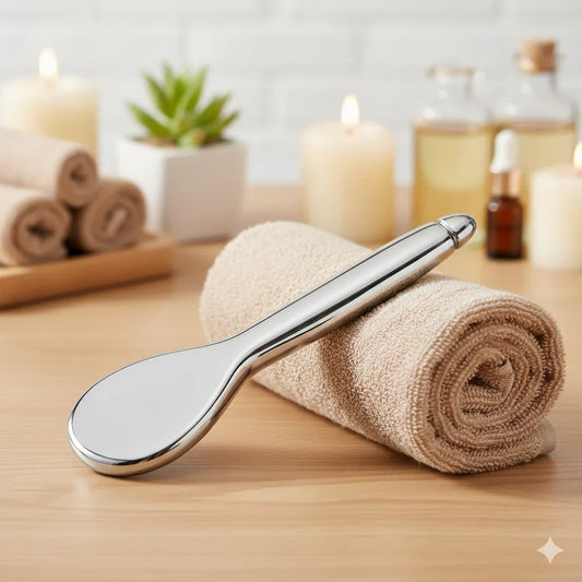 Dual-Head Terahertz Massage Stick | Precision Eye & Face Sculpting - Gloow Lady