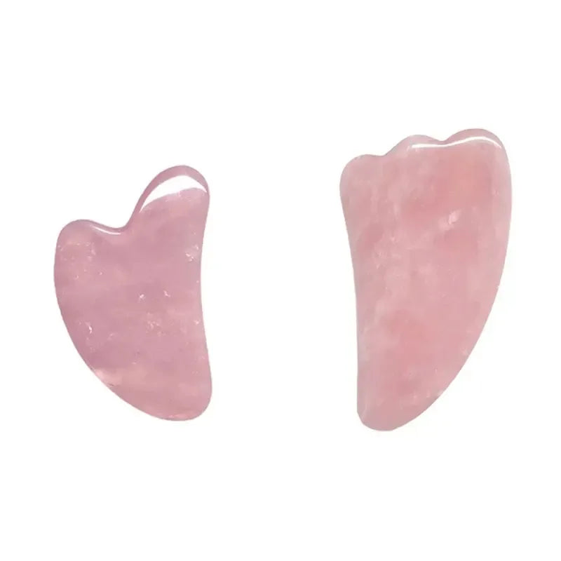 Rose Quartz Face Roller & Gua Sha Set - Gloow Lady