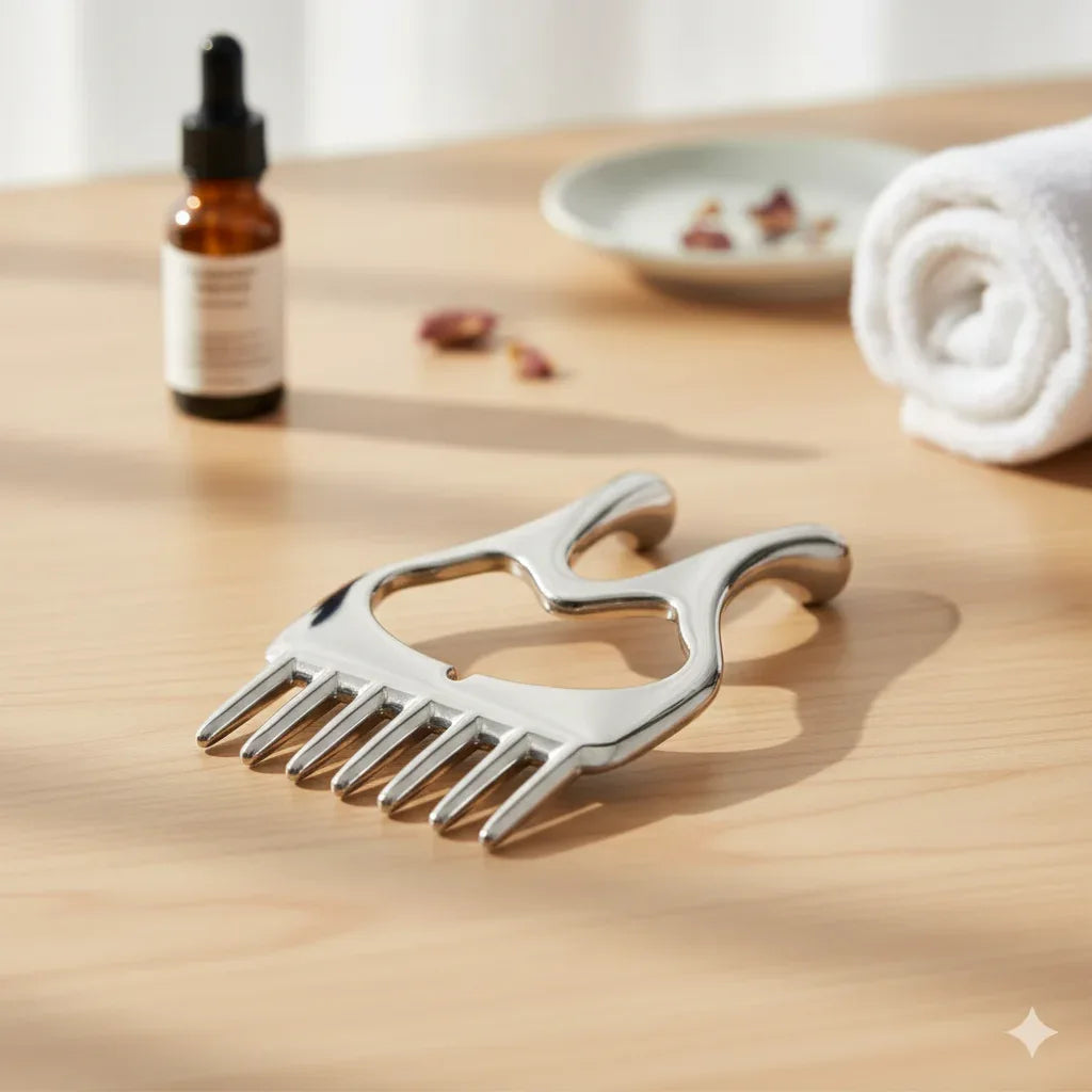 Premium Zinc Alloy Gua Sha | Soft Tissue Recovery & Face Sculptin - Gloow Lady