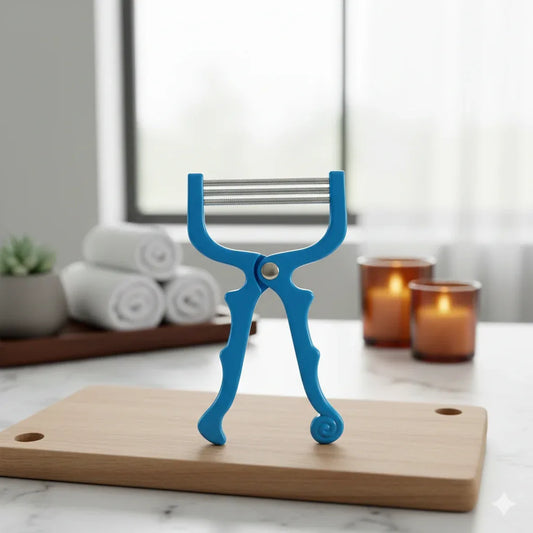 Smooth Skin Facial Epilator – Gentle Lip & Eyebrow Hair Removal Tool, Handheld Elastic Thread Epilator - Gloow Lady