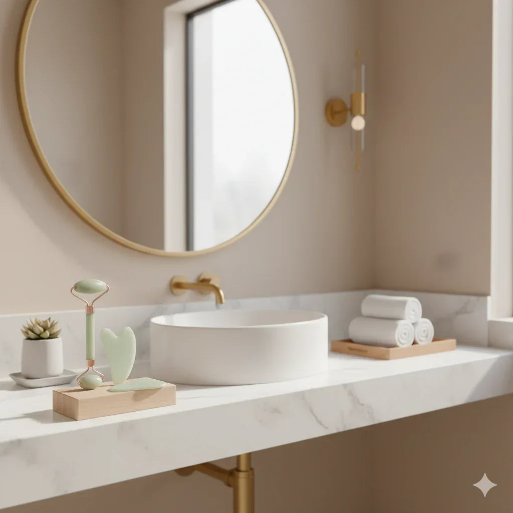 Facial Roller – Face & Eye Massage Tool - Gloow Lady