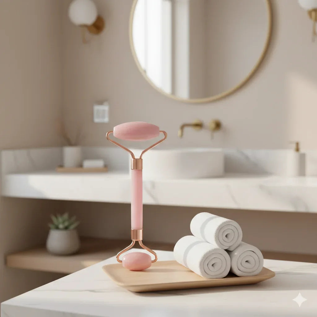 Facial Roller – Face & Eye Massage Tool - Gloow Lady