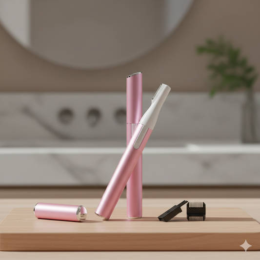 Mini Electric Eyebrow Trimmer & Facial Hair Remover – Gentle Precision Shaver