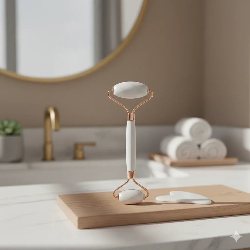 Facial Roller – Face & Eye Massage Tool - Gloow Lady