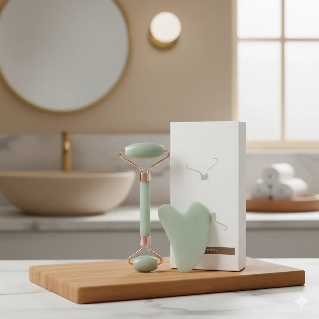 Facial Roller – Face & Eye Massage Tool - Gloow Lady